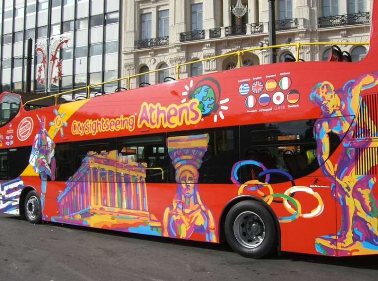 Picture Many spots to pick up the tour along the bus routes; Touring Tips For Solo Travelers Visiting Athens