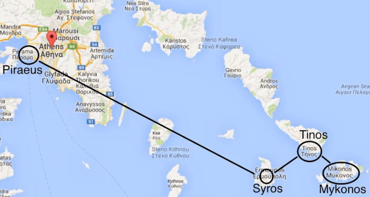 And, last but not least, we visit santorini. Trip Of A Lifetime Athens And Mykonos Greece Ferry Athens To Mykonos