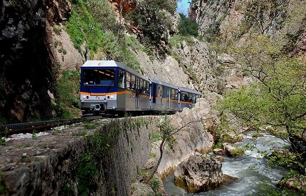 Departure times are displayed outside the ticket office on plateia ethnegersias (ethnegersias sq); Kalavryta Private Tour Train Tour Cave Of Lakes Athens Greece Private Tours